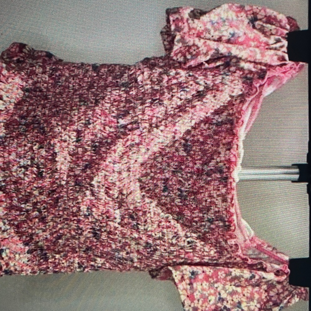 btween Pink Floral Kids Blouse
